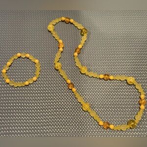 ✨ Handmade Stretch Necklace & Bracelet ✨